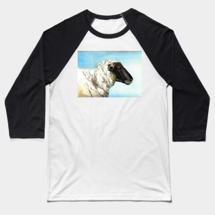 Baa, Baa Winter Sheep Baseball T-Shirt